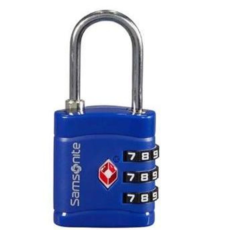 Kodelås med TSA fra Samsonite, blå