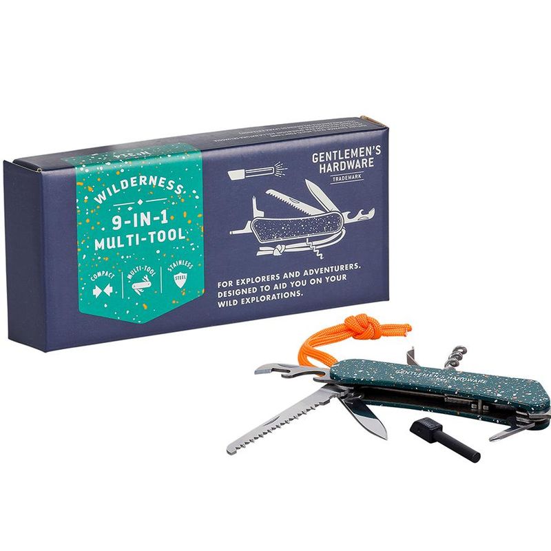 Wilderness multiverktøy 9-i-1 fra Gentlemen's Hardware