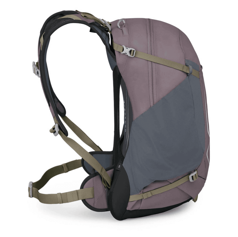 Superlett dagstursekk Hikelite 26 fra Osprey, Graphite Purpel