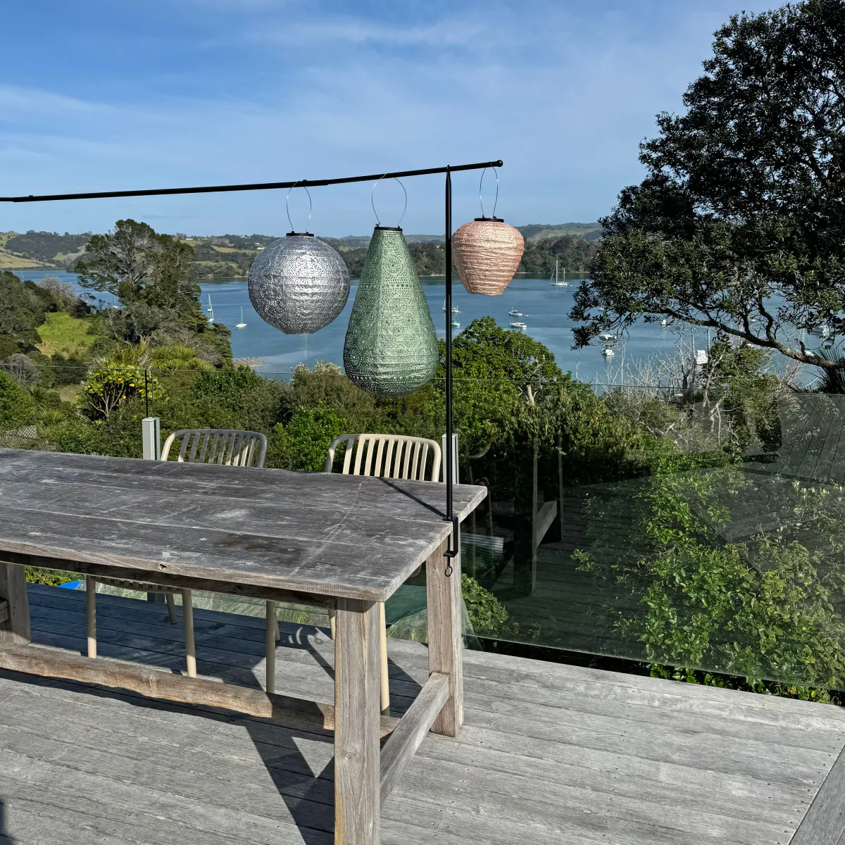 Lumiz Solcelle Led Lykt Lampshade 28 Mandela Sage Green