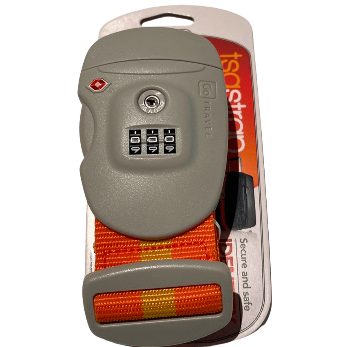 Bagasjebånd Travel Sentry® Strap med TSA Go Travel, oransje