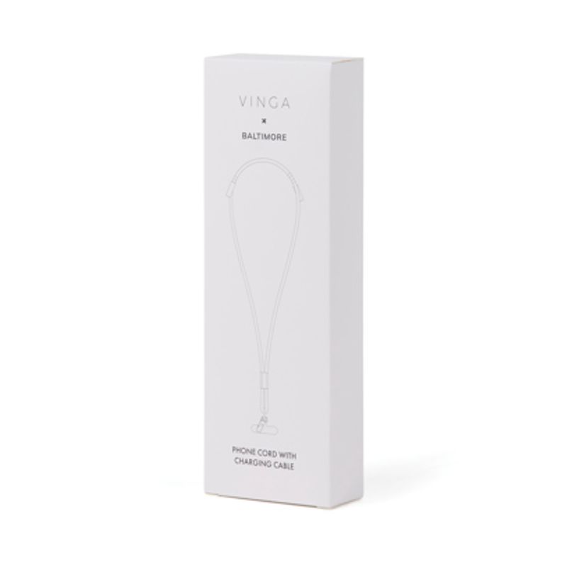VINGA Baltimore RCS Telefonledning med ladekabel – USB-C, 60W
