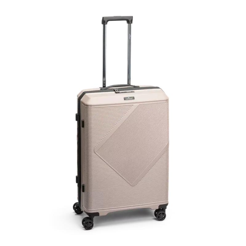 North Pioneer PRG Koffert Medium, 4 hjul, 68 cm, 70L, Champagne