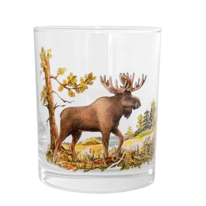 Hovedbilde Villmark serien - Whiskyglass Elg 